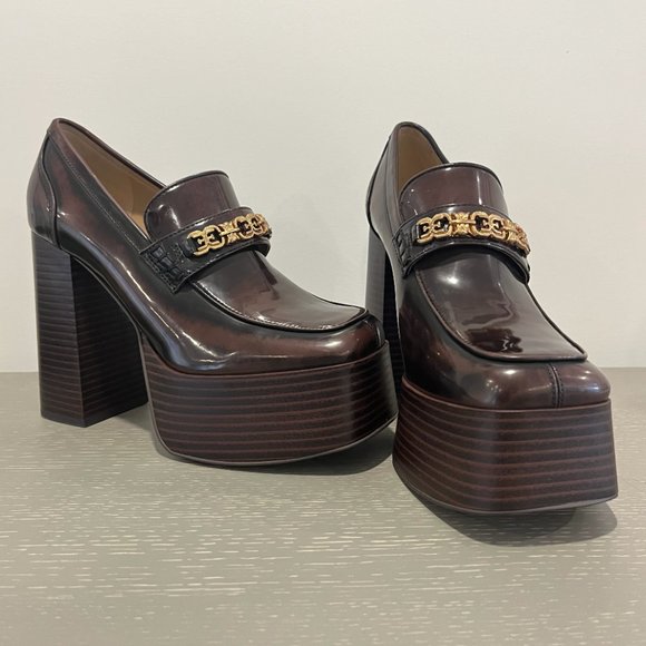 Sam Edelman Rowe Platform Loafer in Chestnut Womens Size 7.5 NWOT - Picture 4 of 7